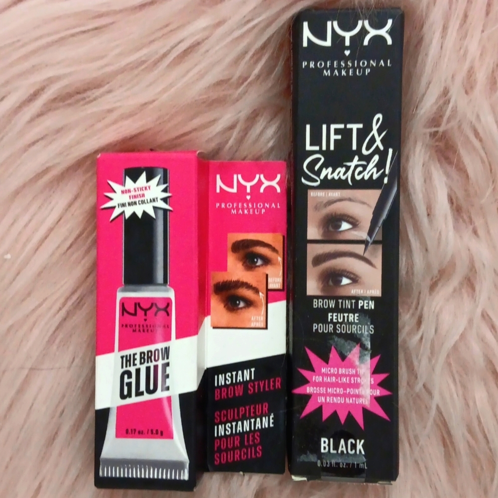 Brand New BUNDLE NYX BROW GLUE & LIFT & SNATCH